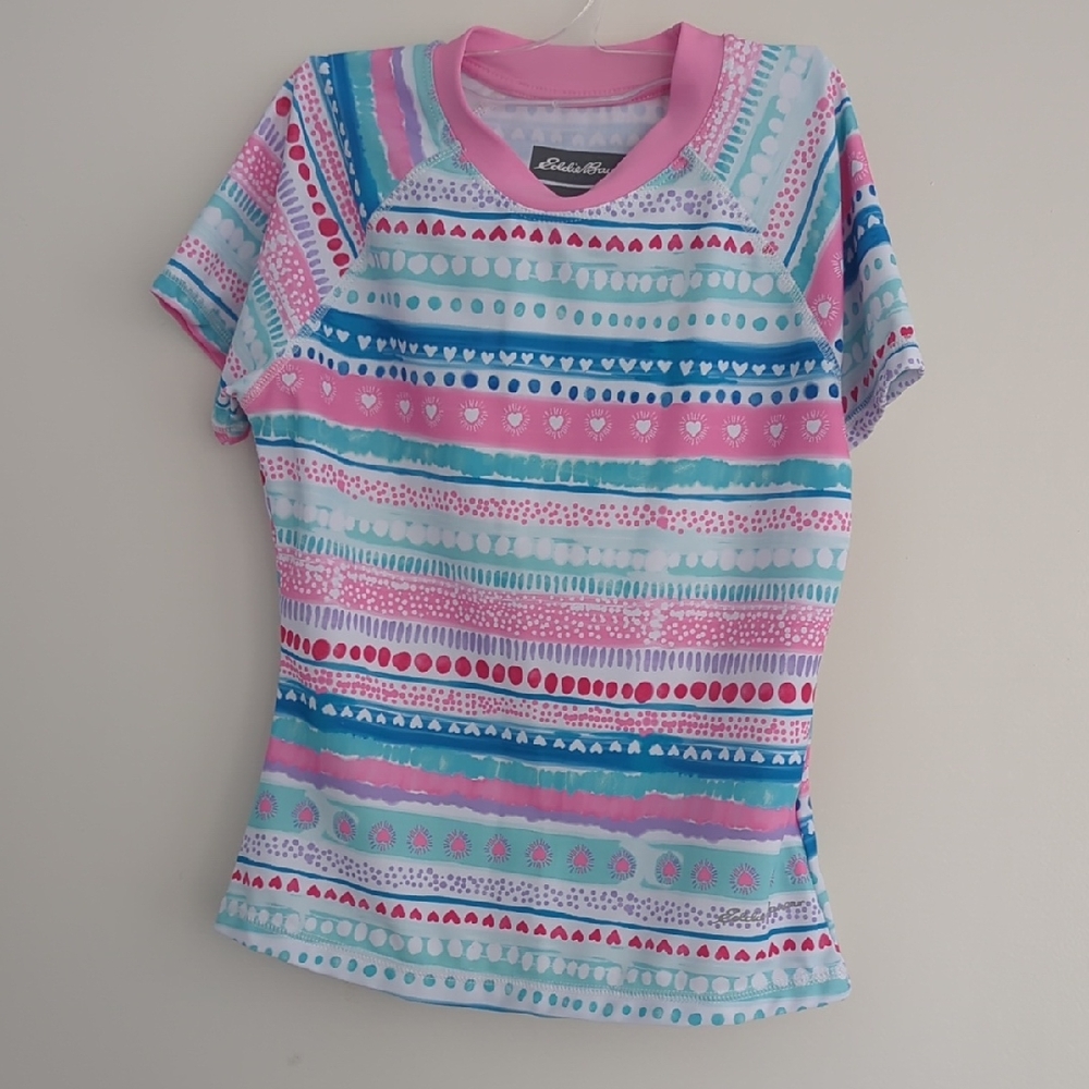 Eddie Bauer Youth Swim Top Rashguard Size 7/8